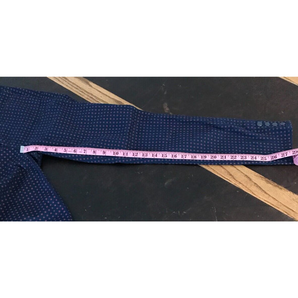 Tory Burch Emmy Tory Navy "Daisy Dots" Printed Ankle Jeans - Size 26 - Picture 8 of 10